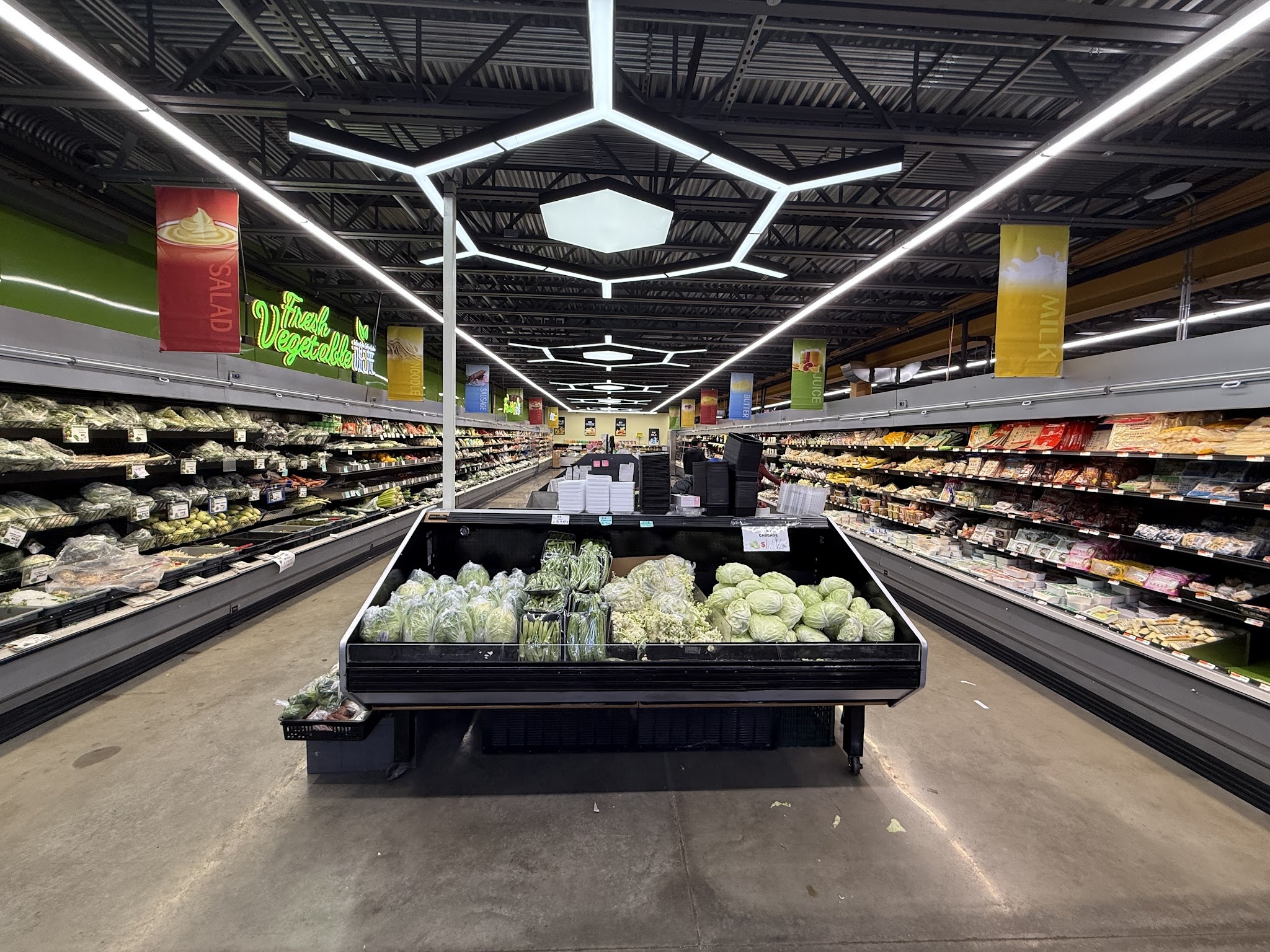 Seafood and Meat Departments